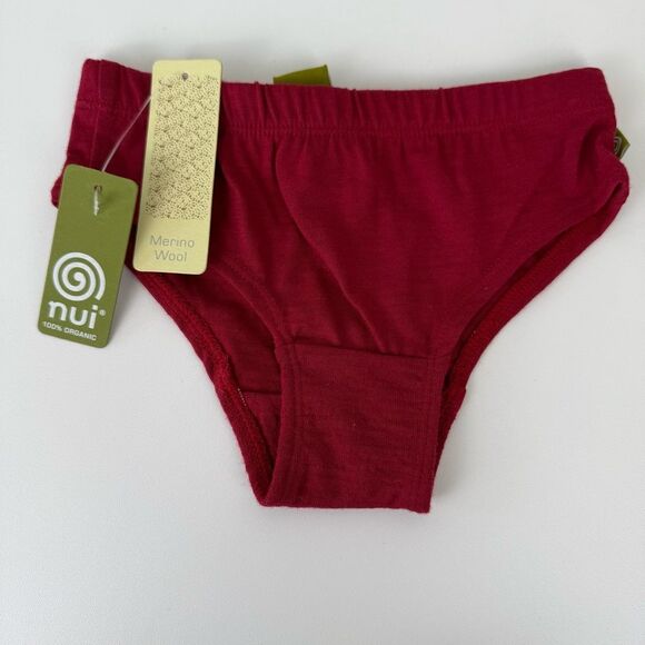 NWT Nui Organics Girls Underpants Size 4 Merino Wool NUR010B - Picture 1 of 5